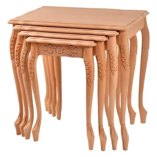 Висока, луксозна резбована странична маса