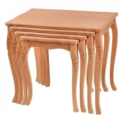 Резбована странична маса с дръжка