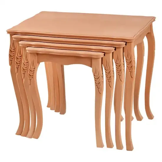 Резбована странична маса с дръжка