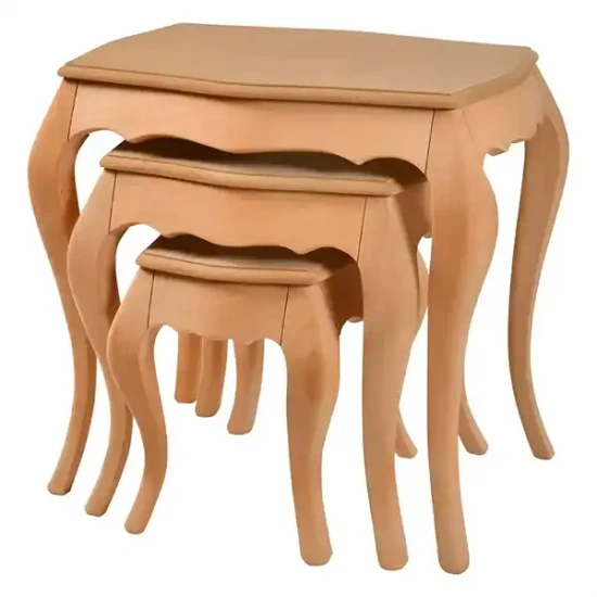 Маса за гнездене с медальон в рустик стил