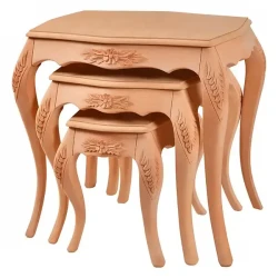 Медальон рустик резбована странична маса