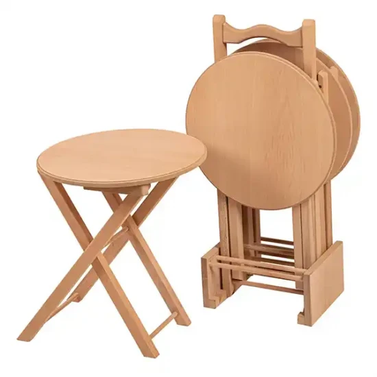 Кръгла странична маса за чанти