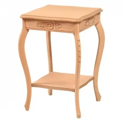 Луксозна квадратна резбована къса саксия