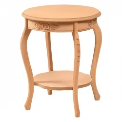 Луксозна кръгла резбована къса саксия