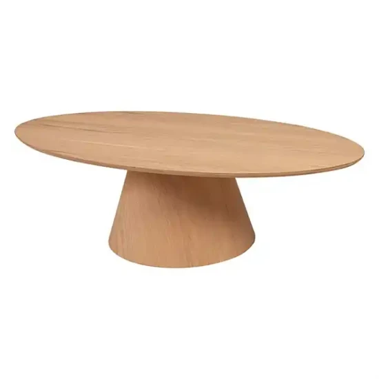 Овална масичка за кафе Осло, дъб