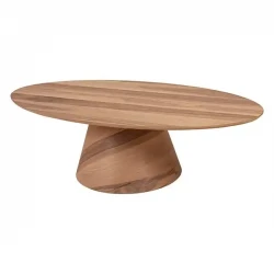 Овална масичка за кафе Осло, орех