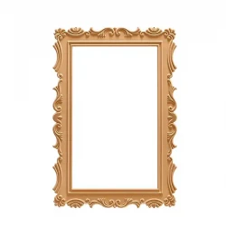 Правоъгълно огледало Lale 105 см