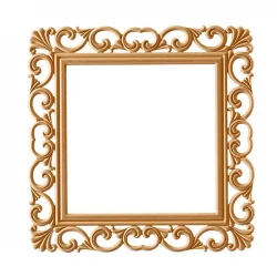 Огледало Lilyum 90 см квадратно