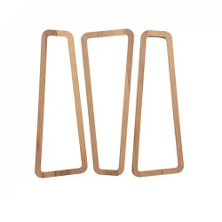 Меко огледало с тройна колона, орех