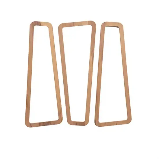 Меко огледало с тройна колона, орех