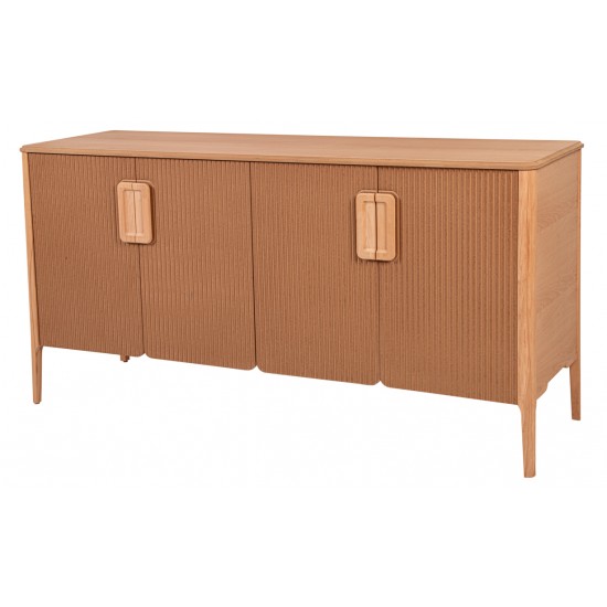 Soft Канелюрен Шкаф (1112)